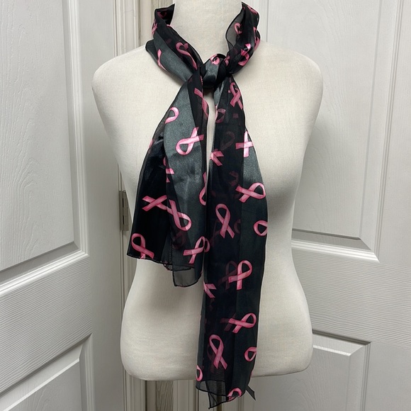 Breast Cancer Awareness Scarf - Picture 5 of 8